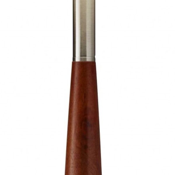 61" Solid Wood Traditional Shaped Floor Lamp With White Drum Shade - Image 5