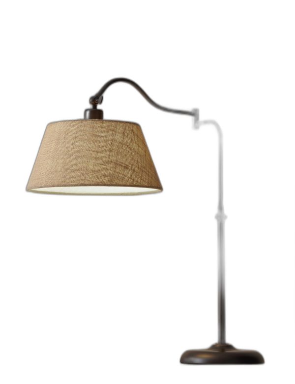 Dark Bronze Metal Swing Arm Adjustable Table Lamp - Image 3