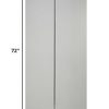Shiny Chrome Finish Metal Torchiere Floor Lamp With Frosted Inner Shade - Image 2