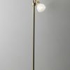 69" Gold Three Light Tree Floor Lamp With Clear Bowl Shade - Image 2