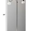 69" Three Light Tree Floor Lamp With Clear Bowl Shade - Image 2