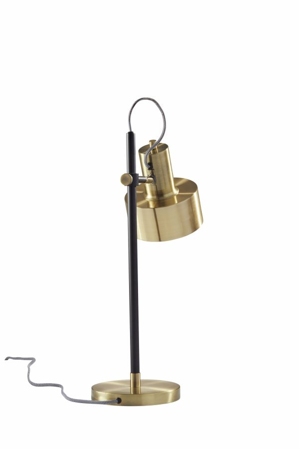 23" Gold Metal Desk Table Lamp - Image 2