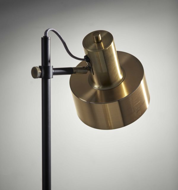 23" Gold Metal Desk Table Lamp - Image 4