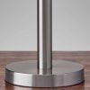 Classic Brushed Steel Metal Table Lamp - Image 3