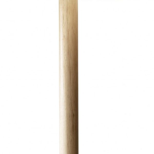 59" Solid Wood Traditional Shaped Floor Lamp With White Drum Shade - Image 5