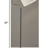 57" Black Swing Arm Floor Lamp With White Drum Shade - Image 2