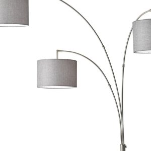 74" White Metal