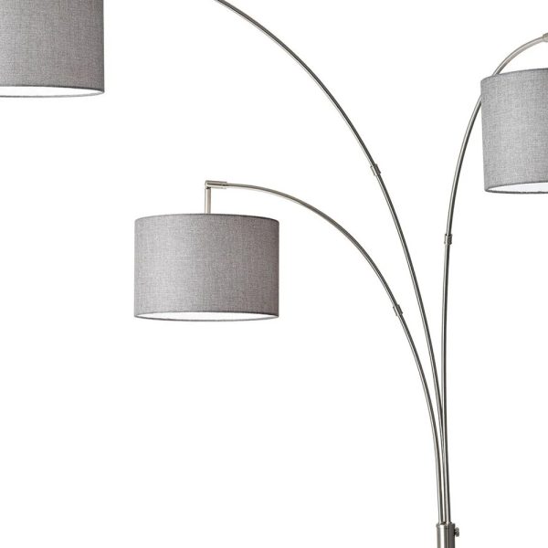 74" White Metal