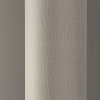 59" Brass and Wood Textured Cylinder Beige Floor Lamp - Image 4