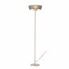 16" X 16" X 71" Brushed steel Metal 300W Torchiere - Image 3