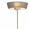 16" X 16" X 71" Brushed steel Metal 300W Torchiere - Image 4