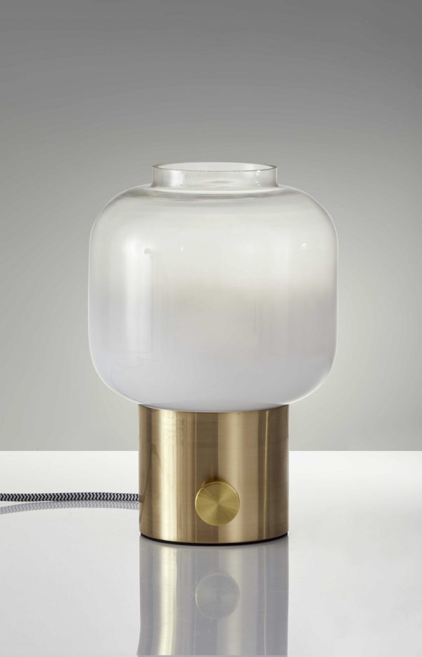 Mod Pod Brass Glass Table Lamp - Image 3