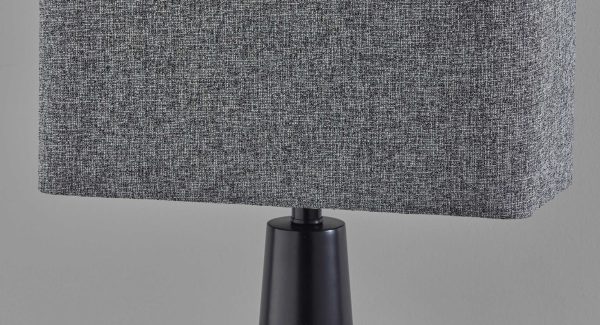 Urban Edge Black Metal Table Lamp - Image 2