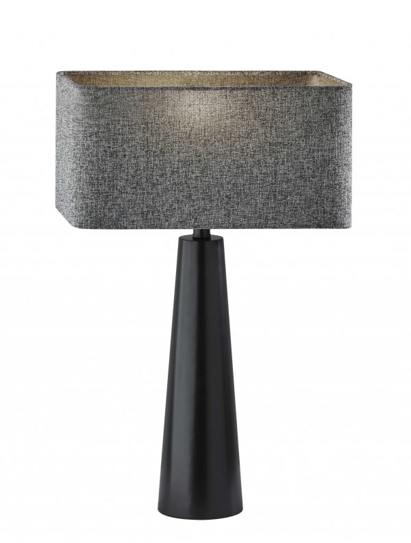 Urban Edge Black Metal Table Lamp - Image 3