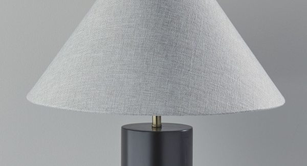 Canopy Black Wood Block Table Lamp - Image 2