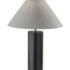 Canopy Black Wood Block Table Lamp - Image 3