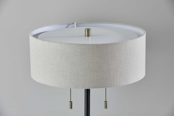 Sci Fi Two Pull Black Metal Table Lamp - Image 2