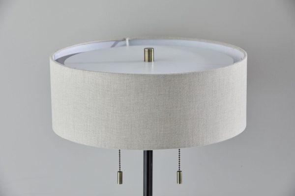 Sci Fi Two Pull Black Metal Table Lamp - Image 4