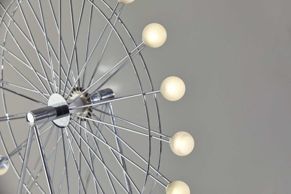 Chrome Ferris Wheel Large Table Lamp - Image 2