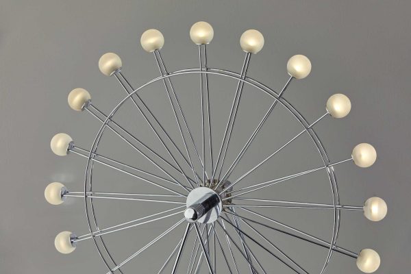 Chrome Ferris Wheel Large Table Lamp - Image 3