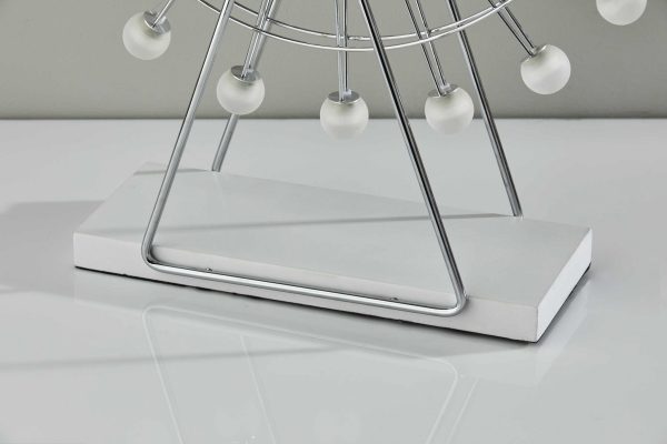 Chrome Ferris Wheel Large Table Lamp - Image 4