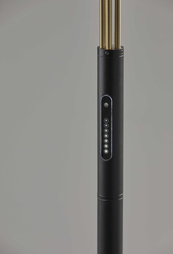 Five Finger Black Metal Multi Mode LED Floor Lamp - Image 5