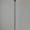Chalice Mixed Material Torchiere With Black Metal Smoked Glass - Image 2