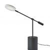 Black Metal Saucer LED Adjustable Desk Lamp