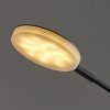 Three Color Adjustable Floor Lamp Black Metal Saucer LED - Image 3