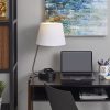 Palm Desert Brushed Steel Metal Charging Table Lamp - Image 3
