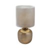 Bronze Metal Dotty Table Lamp with Night Light - Image 4