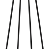 Open Cane Web Natural Shade Floor Lamp with Dark Bronze Base - Image 4