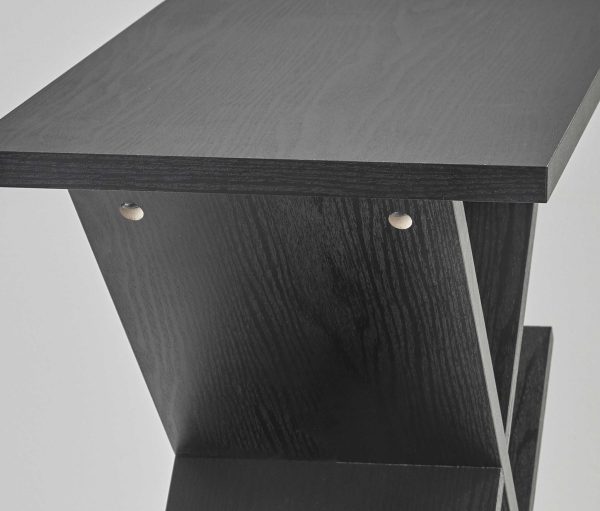 19" X 12" X 21.5" Black  Accent Table - Image 2