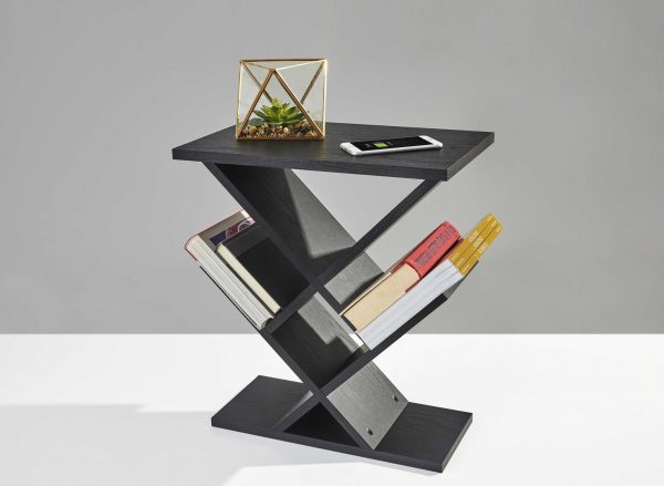 19" X 12" X 21.5" Black  Accent Table - Image 3