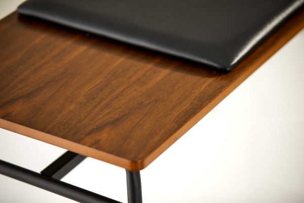 39" X 15.75" X 16.5" Walnut  Bench - Image 4