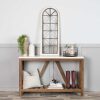 12 Round Metal Frame & Wood Tray - Image 2