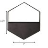 Black Metal Wall Planter - Image 5