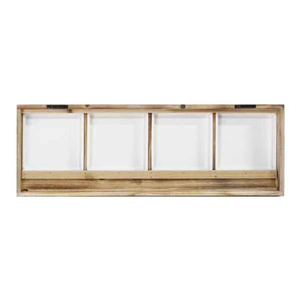 Blue and White Tile Wall Hanging with Metal Hooks - Image 4