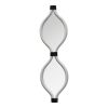 White Metal Teardrop Framed Wall Mirror
