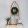 Rustic Wood and Metal Arch Wall Art - Image 2