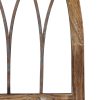 Rustic Wood and Metal Arch Wall Art - Image 3