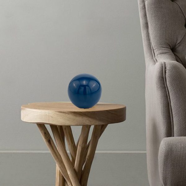 4" X 4" X 4" Blue Aluminum Classic Sphere - Image 4