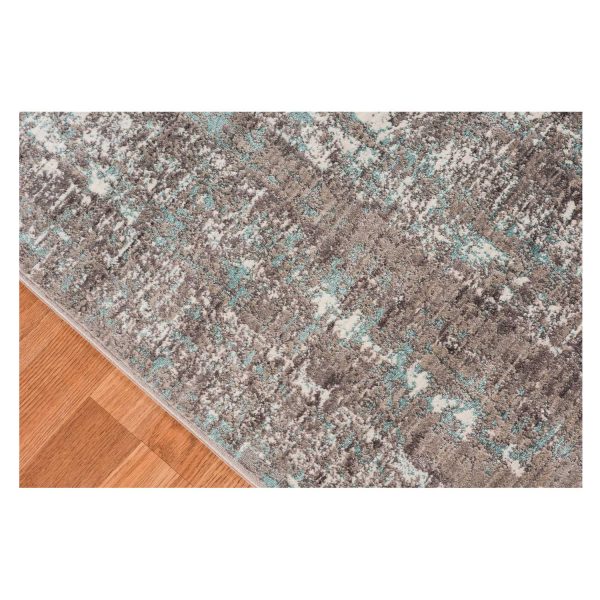 4' X 6' Gray Abstract Area Rug - Image 2
