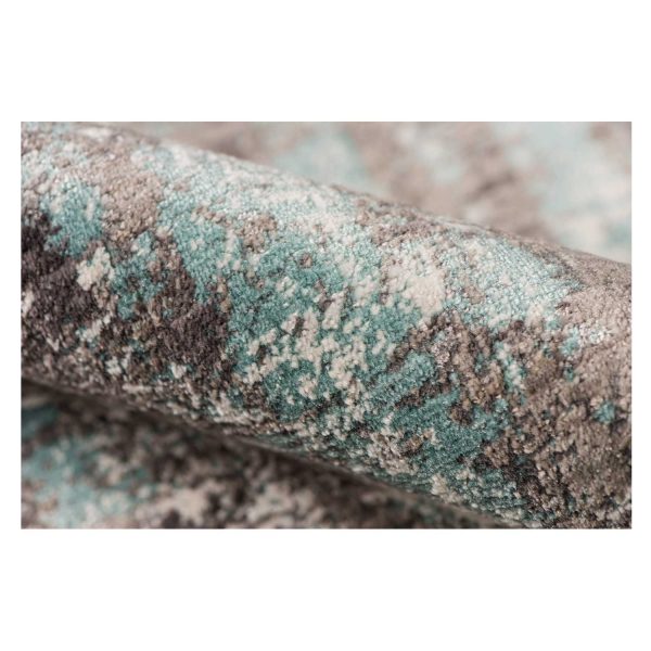 4' X 6' Gray Abstract Area Rug - Image 4