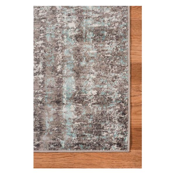 4' X 6' Gray Abstract Area Rug - Image 5
