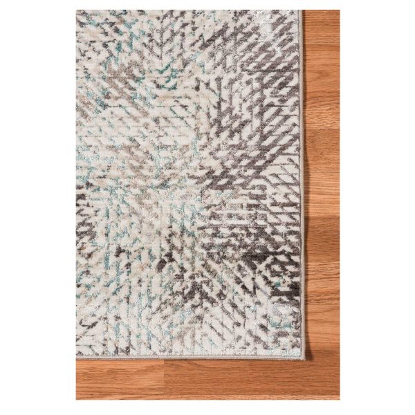 4' X 6' Gray Abstract Area Rug - Image 5