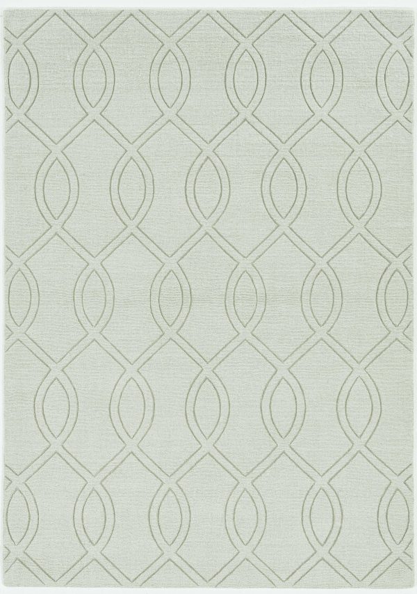 8' Ivory  Polyester Rug - Image 2