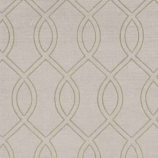 8' Ivory  Polyester Rug - Image 3