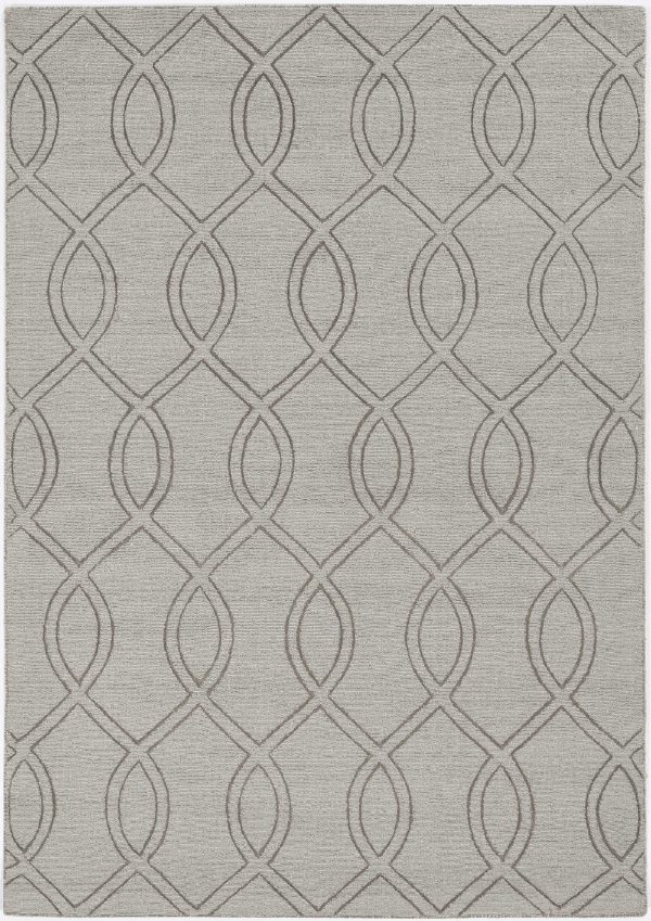 8' Taupe Polyester Rug - Image 4