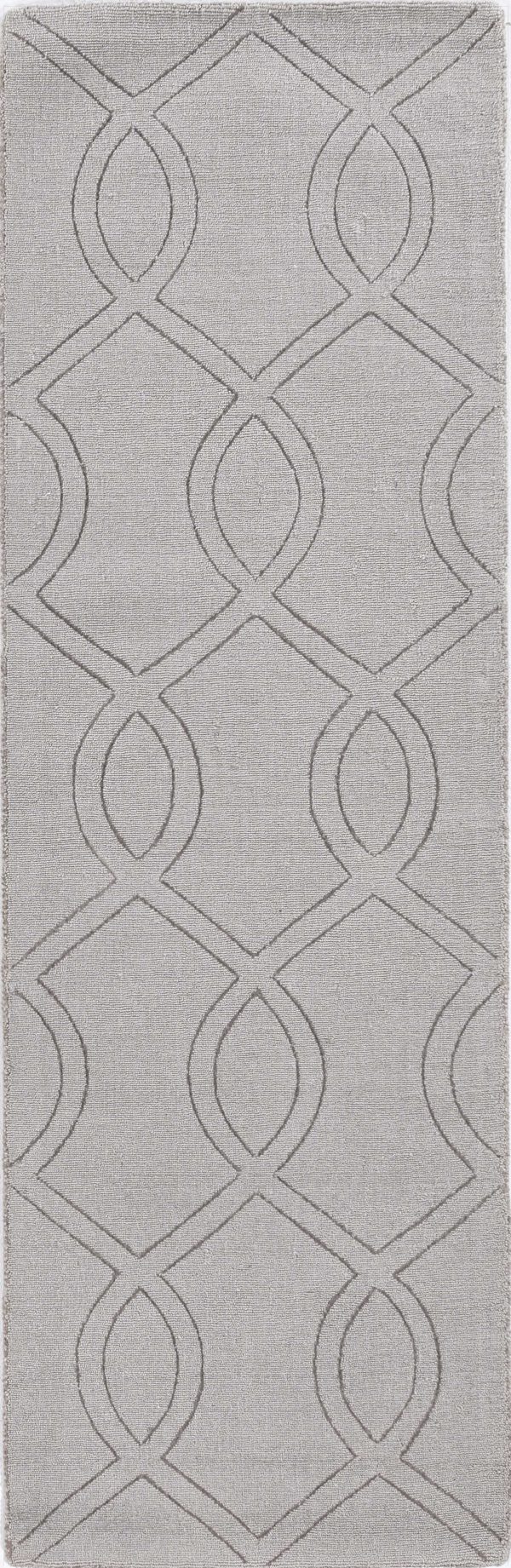 8' Taupe Polyester Rug - Image 3